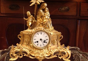 Relógio de mesa em bronze - Séc. XIX