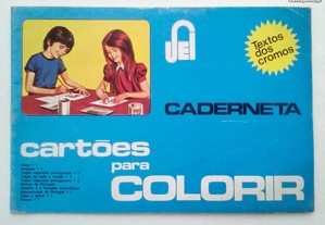 Caderneta de Cartões para Colorir