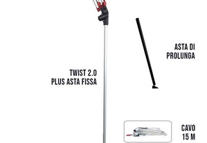 Varejador Azeitona Twist Plus 2.0 Haste Fixa, Nova Cabeça, Mais Rendimento - 270 watt