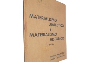 Materialismo dialéctico e materialismo histórico - J. Staline