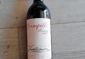 Vinho Campillo, Reserva, Rioja 2001