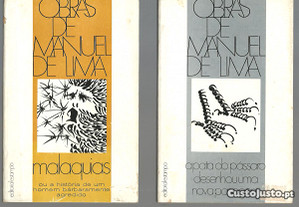 Obras de Manuel de Lima (surrealismo) - 4 vols. (1972-1973) Malaquias, Um Homem de Barbas...