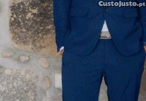 Fato da zara azul