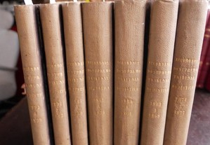 7 Vols Colecção dos Accordãos Supremo Tribunal 1833-1877. Barros Cortereal.