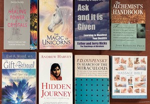 Livros esotericos / desenvolvimento pessoal