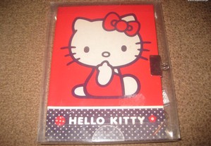 Diário com Cadeado/Aloquete da Hello Kitty/Novo!