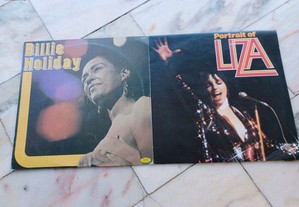Vinil LP de Billie Holiday e Liza Minneli