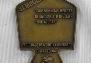 Medalha em bronze Seminário da Faculdade de Medicina do Porto, 3 Março 84