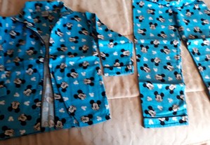 Pijama de flanela Mickey Mousse - Rapaz 5/6 anos