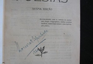 Poesias . Júlio Diniz. 1913.
