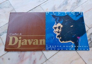 Vinil LP de Djavan e Milton Nascimento