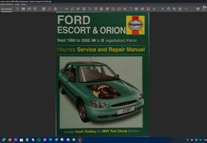 Ford Escort & Orion 1990