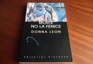 "Morte no La Fenice" de Donna Leon - 1ª Edição de 1998