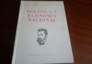 "Política e Economia Nacional" de J. P. Oliveira Martins - 3ª Edição de 1992