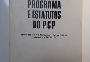 Programa e estatutos do PCP
