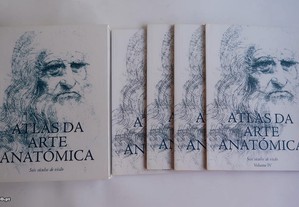 Atlas da Arte Anatómica - completo, 4 volumes
