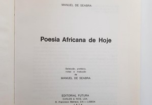 POESIA Africana de Hoje // Manuel de Seabra 1974