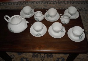 Conjunto de chá vintage