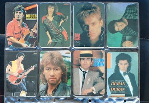 12 Calendários Artistas Musica cantores anos 80