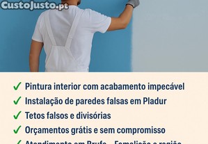    Dê Vida Nova ao Seu Lar com Pintura Profissional!  