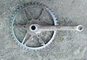 Roda pedaleira antiga inglesa rara e original ELSWICK