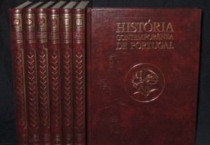 Livro História Contemporânea de Portugal João Medina 7 Volumes