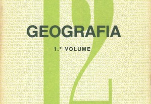 Geografia - 12ºAno - 1º Volume