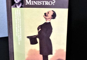 Queres Ser Ministro? de Helder Costa (dedicatória assinada pelo autor)