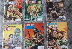 BD Sargent Guam - 6 livros - Francês, todos de 1981