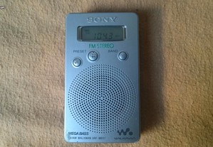 Mini Radio Bolso Sony SRF-M807 FM/AM Mega Bass