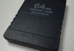 Cartão de memória ps2 64 mb novo
