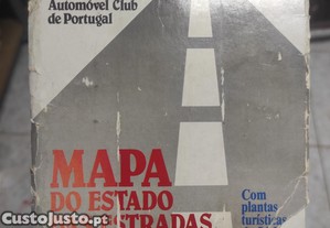 Mapa Estradas Portugal ACP 88 Edio