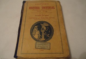 Livro Compêndio de História Universal 3 classe dos liceus 1932