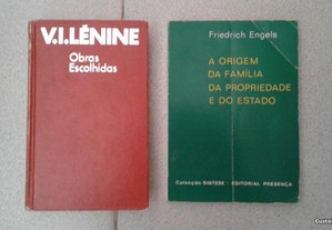 Obras de V.I.Lénine e Friedrich Engels