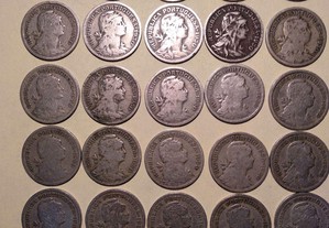 50 centavos 1930 alpaca - 50 moedas