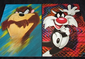 Postal Taz Silvestre Looney Tunes Warner Bros 
