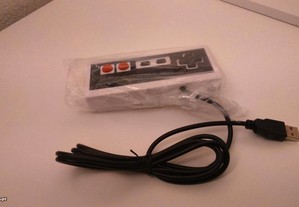 Comando USB GamePad tipo Nintendo p/ PC ou Mac