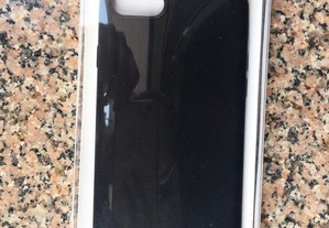 Capa pele sintética preta para iPhone 7 / iPhone 8