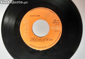 Single Vinil Nilton Cesar - Quem eu quero no me quer