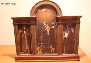 Retábulo "Trittico della Vergine e Santi" de Giovanni Bellini (c.1430-1516) Veneza
