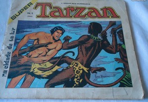 Livro Super Tarzan Número 1 -Edgar Rice Burroughs -1974