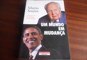 "Um Mundo em Mudança" de Mário Soares - 1ª Edição de 2009