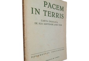 Pacem in Terris (Carta encíclica de Sua Santidade João XXIII)