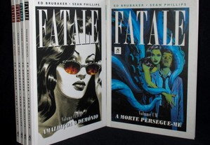 Livros BD Colecção Fatale Ed Brubaker 5 Volumes Completo