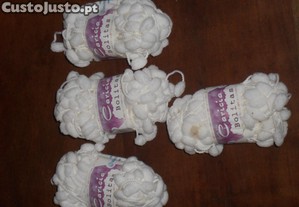 Conjunto novelos Sevimex - Caricia - bolitas