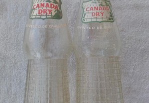 garrafas antigas Canada Dry Portuguesas