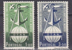 Selos Portugal 1952 Afinsa 749/750 MLH