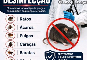 Desinfestação Desratização Desinfecção