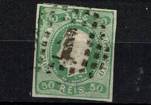Selos Portugal 1866/7-Af. 23 usado