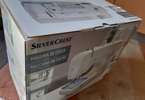 Maquina costurar electrica silver crest nova em caixal